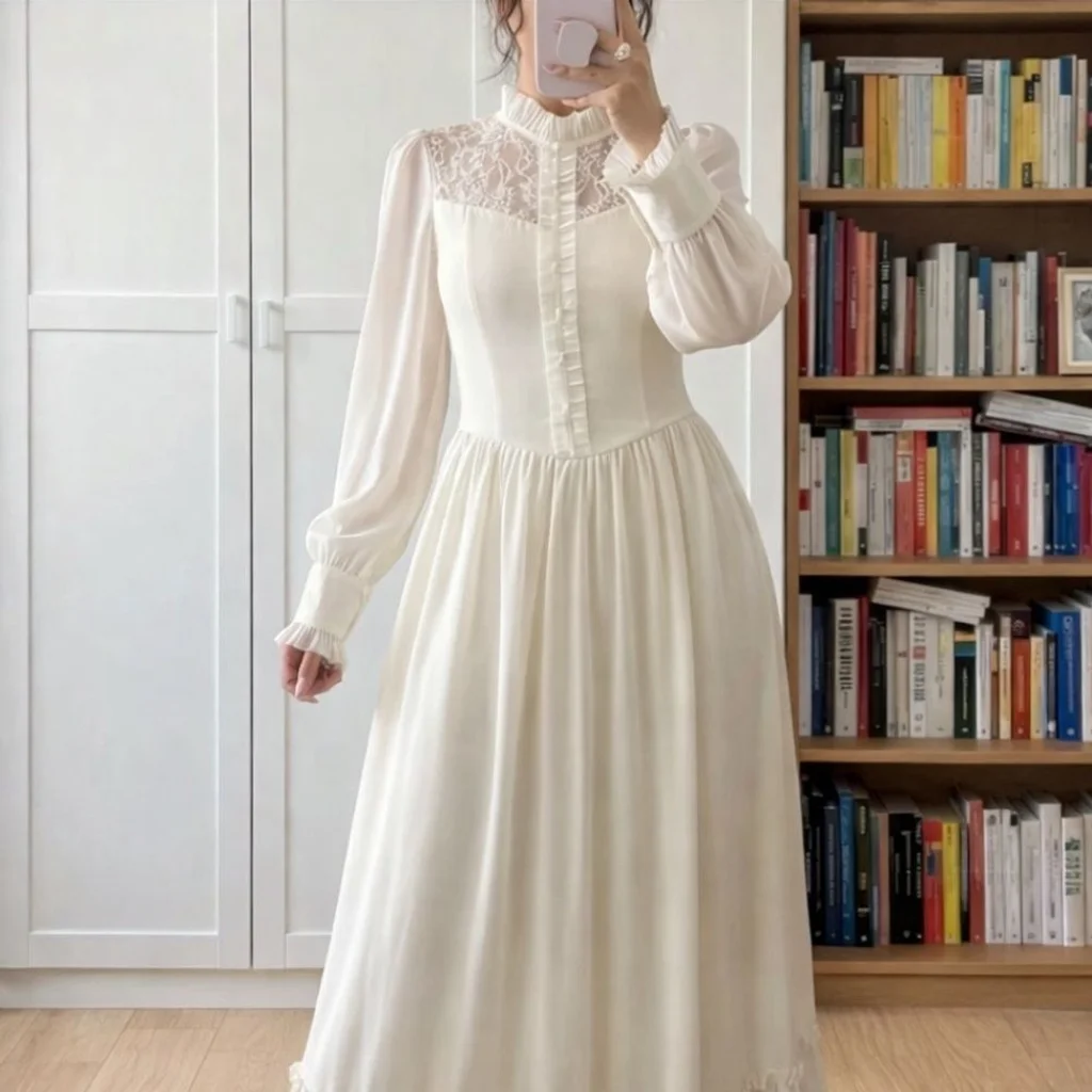 Robe longue vintage 